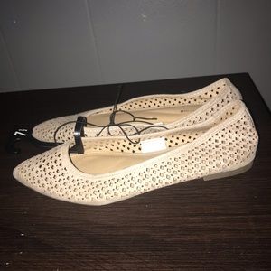 Time and tru never worn sparkle flats